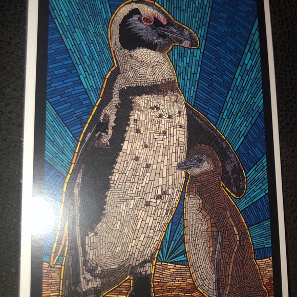 Lantern Press, Penguin, Mosaic, Postcard - Picture 1 of 3